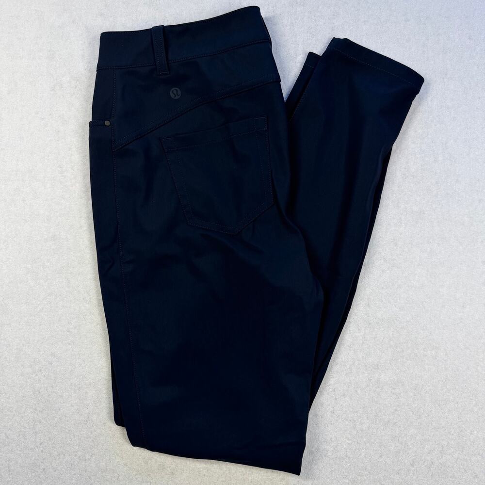 Lululemon City Sleek 5 Pocket Pants Women’s 31 True Navy Slim Fit Warpstreme